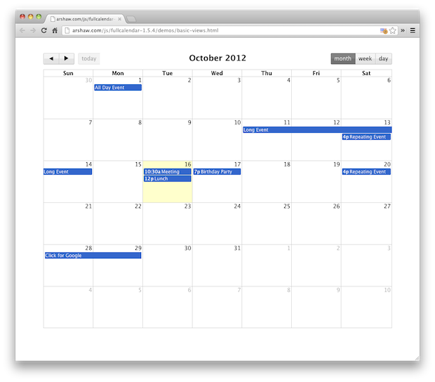 Pretty Google Calendar Embeds with FullCalendar ChurchMag