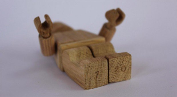 Limited Edition Wood-Carved Lego Guys by Malet Thibaut