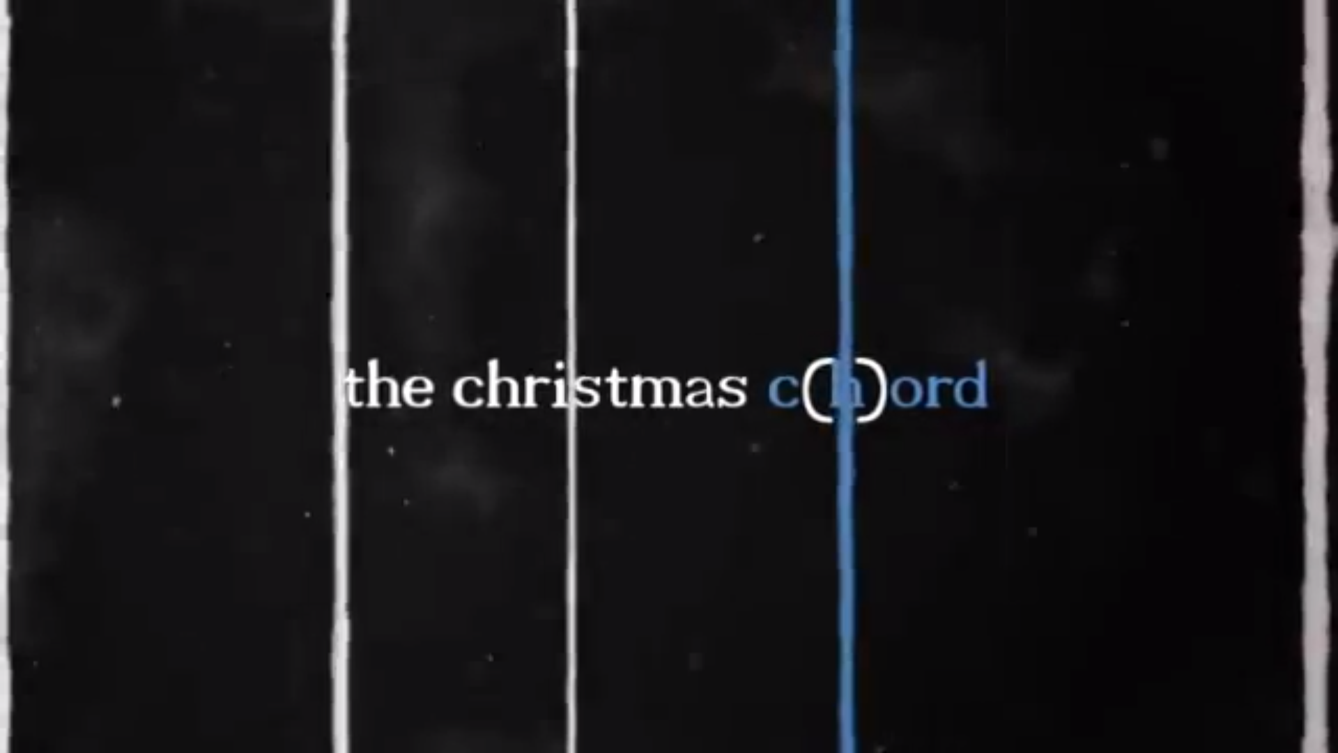 The Christmas C(h)ord [Video]