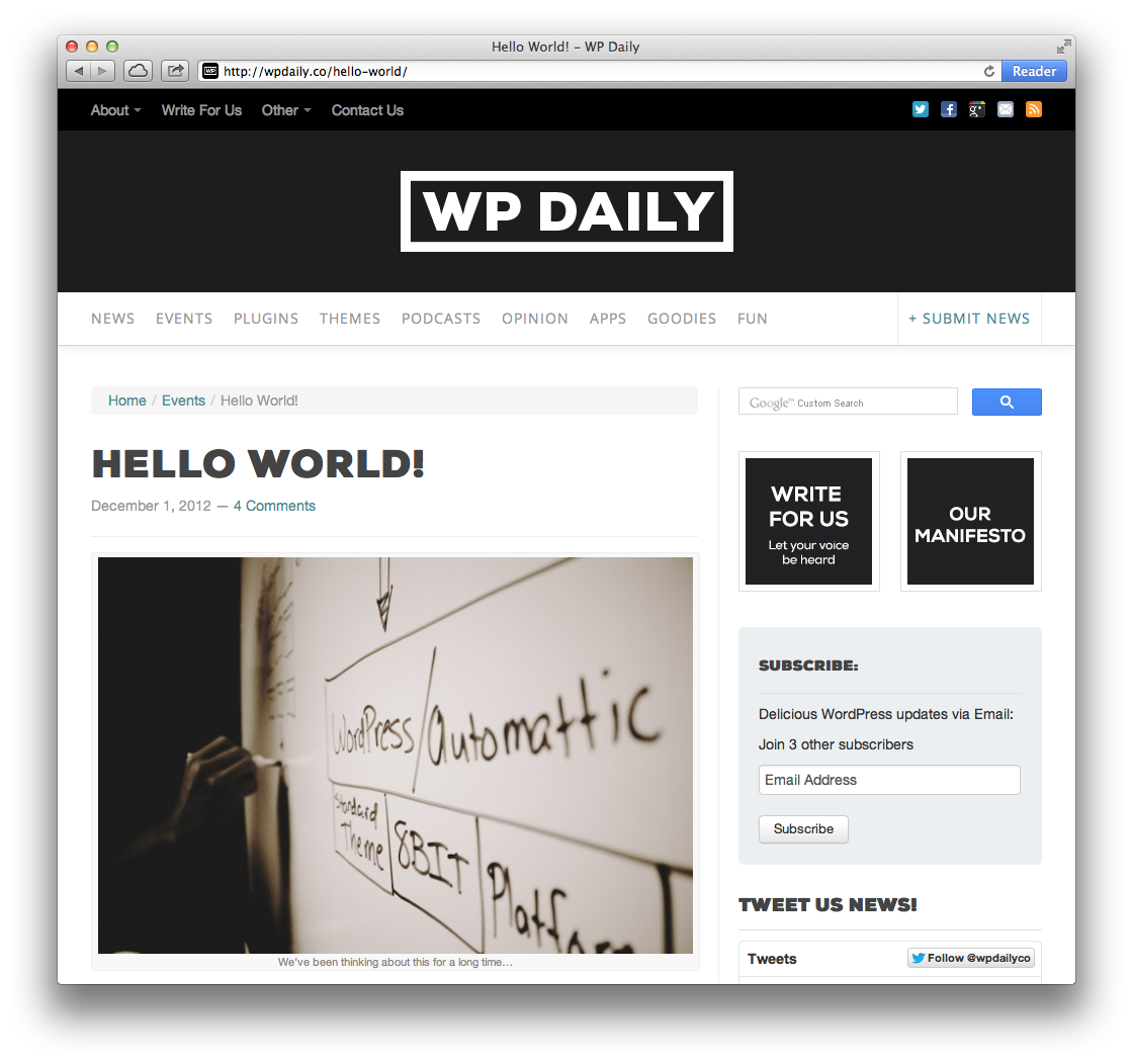 8BIT Introduces WordPress News Source: ‘WP Daily’