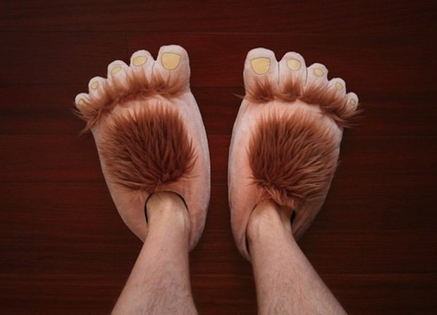 hobbit feet slippers lord of the rings