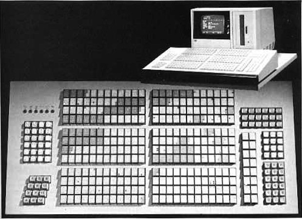 old retro japanese computer keyboard