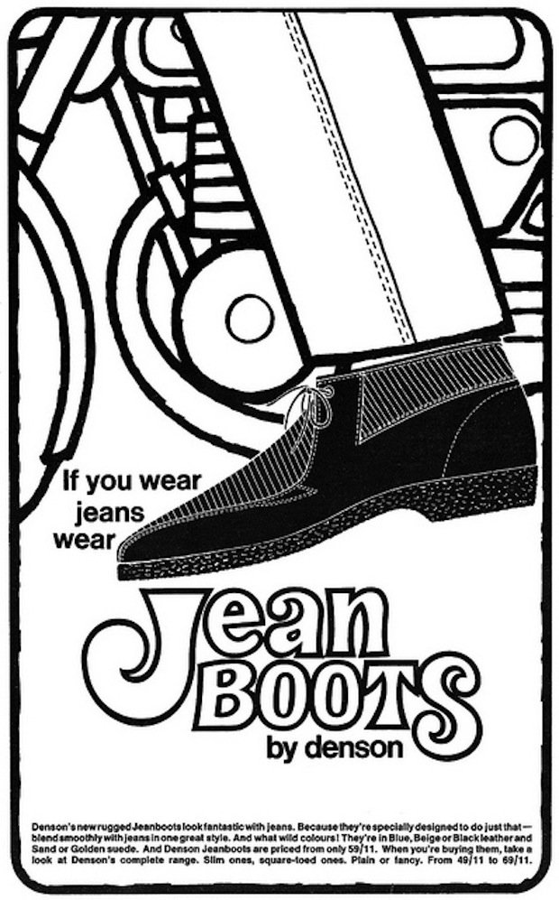 retro shoe advertisements 1970