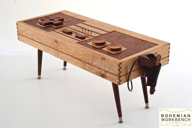 Wooden Nintendo Table
