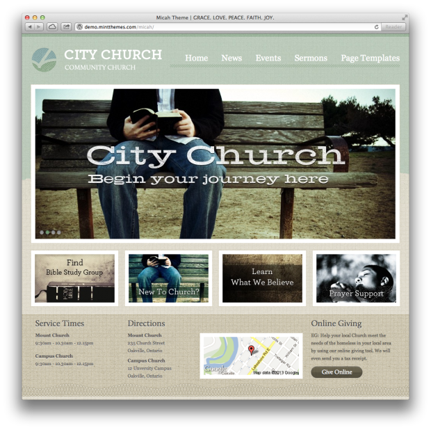 Premium Church WordPress Themes