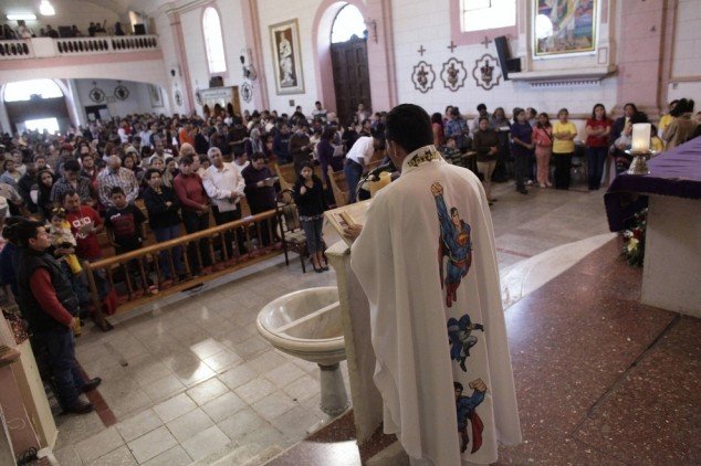 Superhero Priest Has Superpower Mass with His Holy-Water Gun