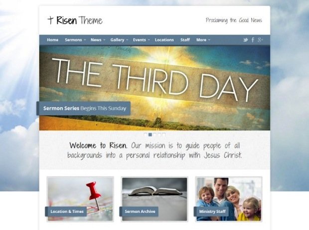 church wordpress theme