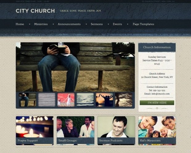 6 Church WP Theme