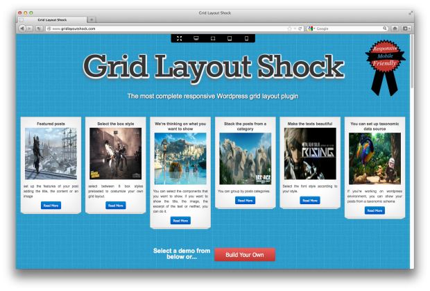 Grid Layout Shock Screenshot