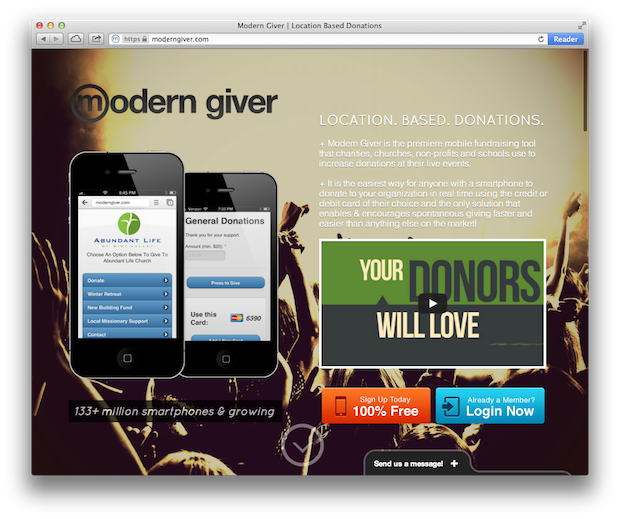 Modern Giver Website