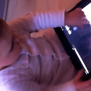 A Magazine, A Tablet & A One Year Old [Video]