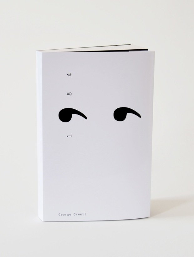 George orwell 1984 book cover minimal design