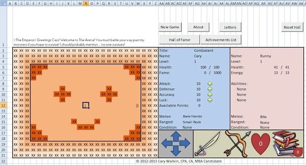 Excel RPG