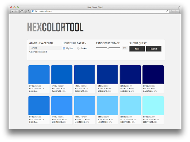 Find the Right Hexadecimal Color with Hex Color Tool