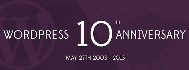 wordpress anniversary 10 years