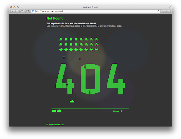 404 Space Invaders
