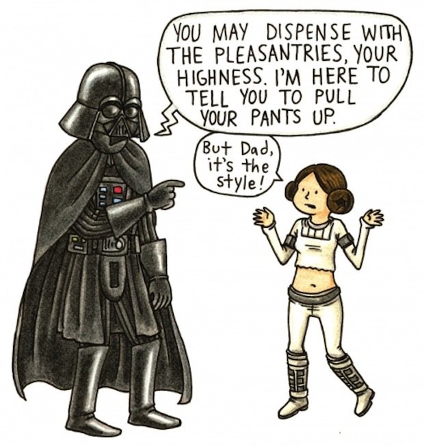star wars father's day Vader's Little Princess 