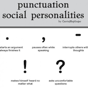 Punctuation Social Personalities