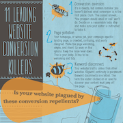 11 Leading Website Conversion Killers [Infographic]