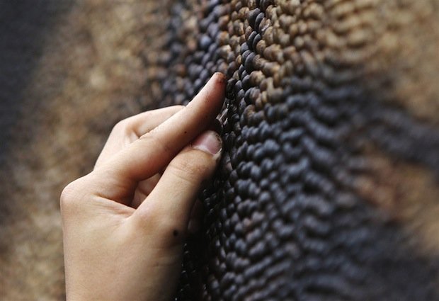 Mural Created with One Million Coffee Beans