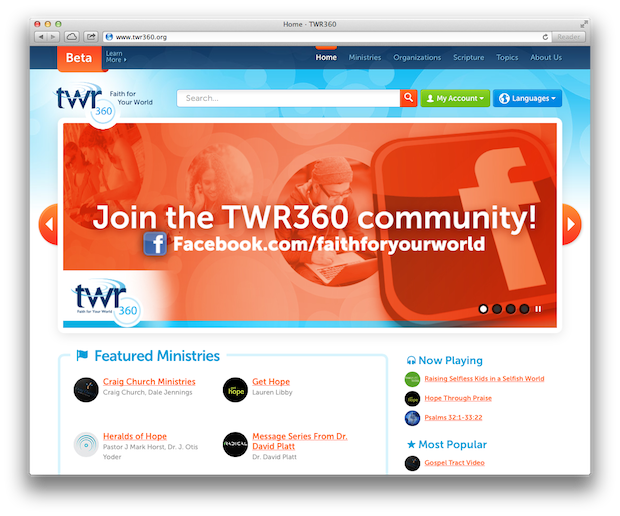 TWR360 Website