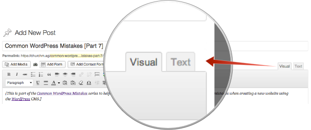 Visual Text Tab