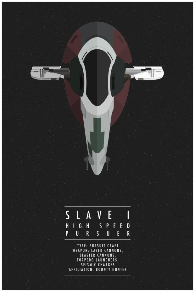 Star Wars Poster Slave 1