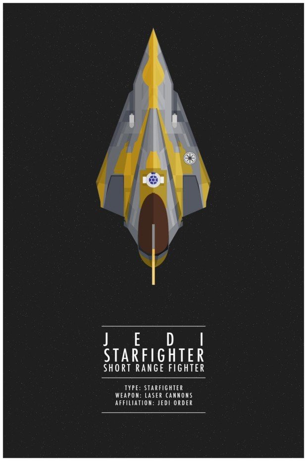 Star Wars Poster Starfighter