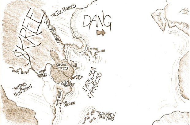 Wingfeather Saga Map 1