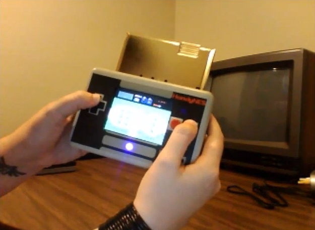 Custom Built Handheld Nintendo NES