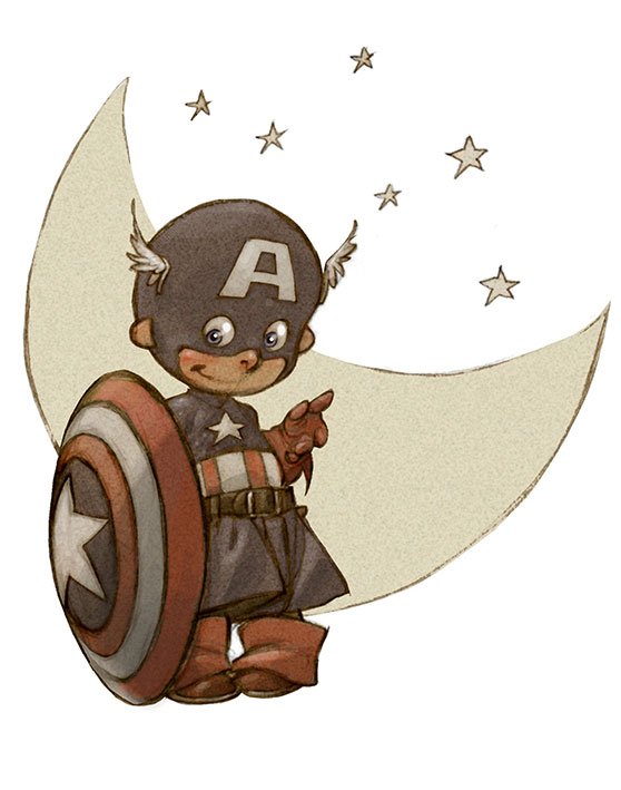 Little-Superheroes-Captain-America