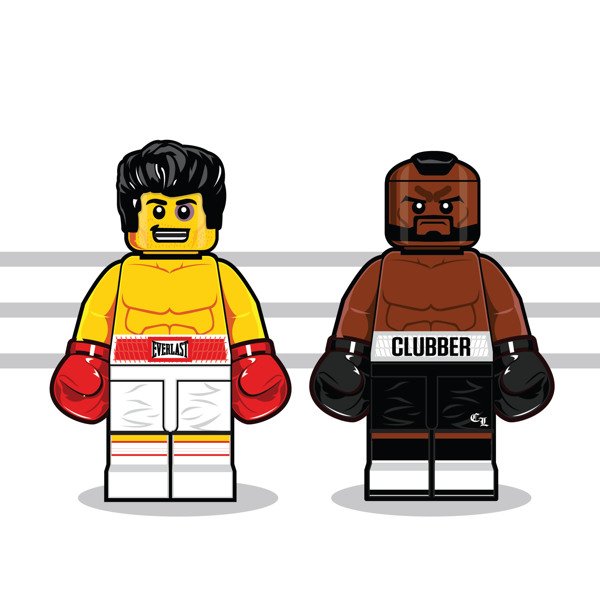 LEGO Illustrations Of Iconic Characters From The 1980s 5