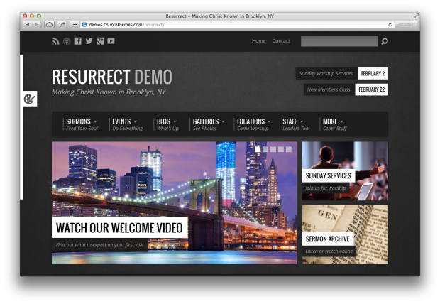 Resurrect Theme A Professional Church Website Made Easy 1