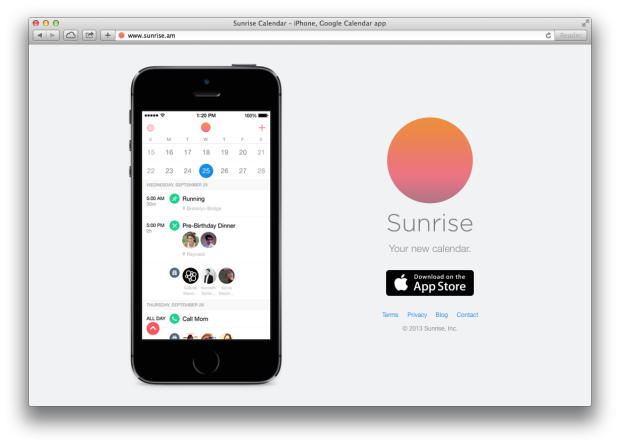 sunrise calendar iphone app google calendar icloud