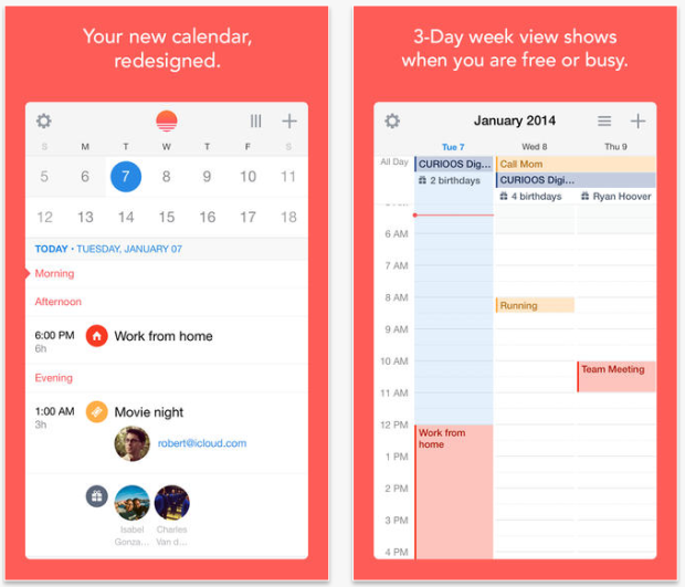 sunrise calendar iphone app google calendar icloud