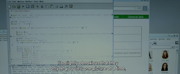 The Social Network Screen