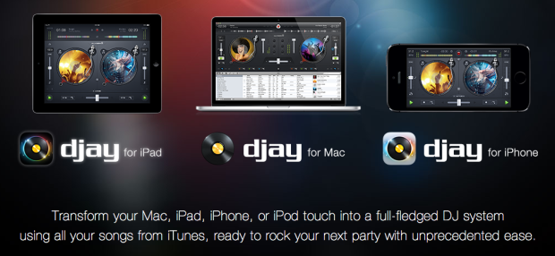 djay for iPad Mac iPhone
