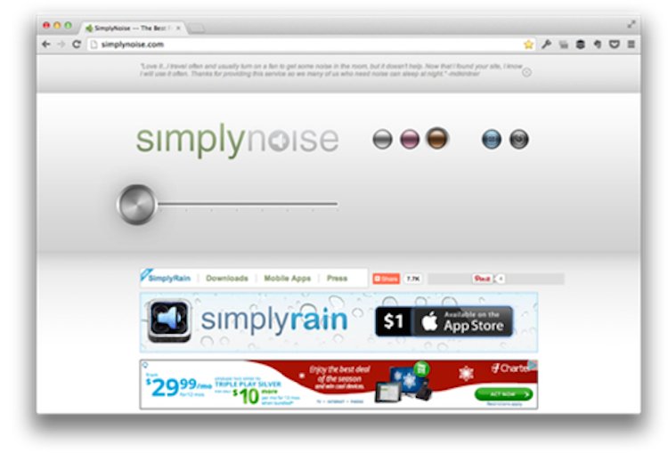 White Noise App Review: SimplyNoise