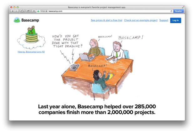 Basecamp Screenshot