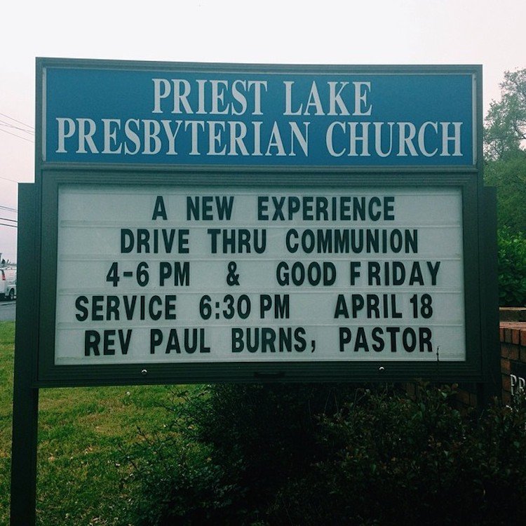 What About ‘Drive Thru’ Communion?