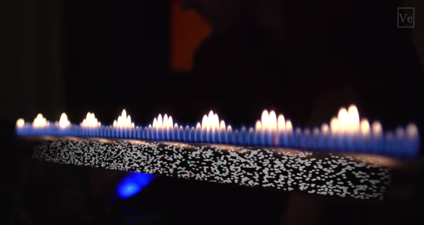 Music Visualized with 2,500 Individual Gas Flames [Video]