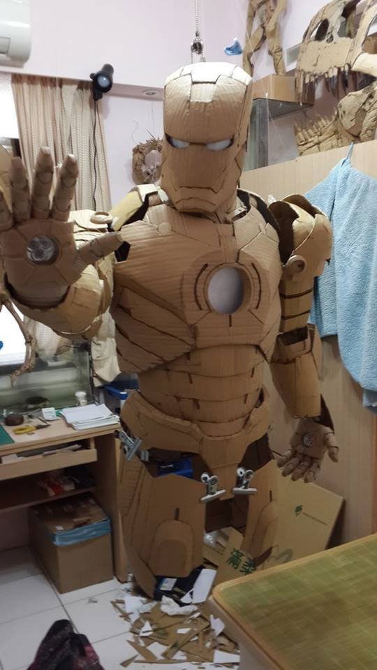 LifeSize Iron Man Made from Cardboard [Photos] ChurchMag