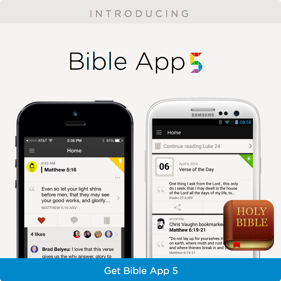 YouVersion Announces Bible App 5 Update