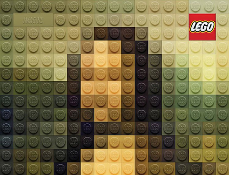 Minimal LEGO Versions of Famous Paintings [Images]