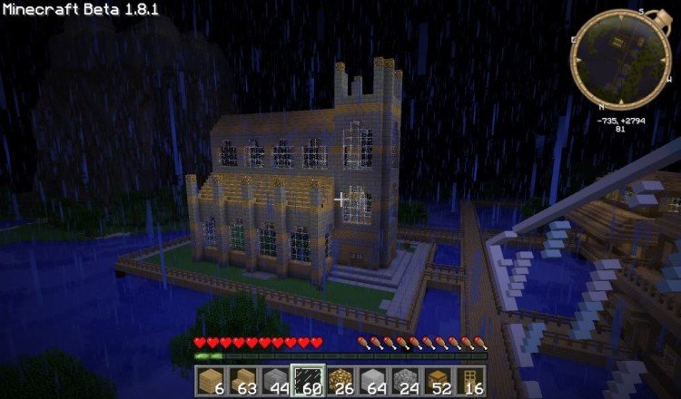 How to build a Minecraft church 05