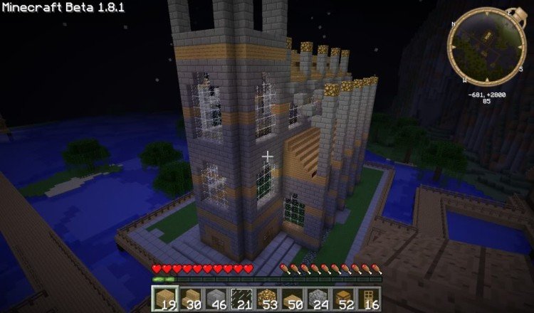 How to build a Minecraft church 12