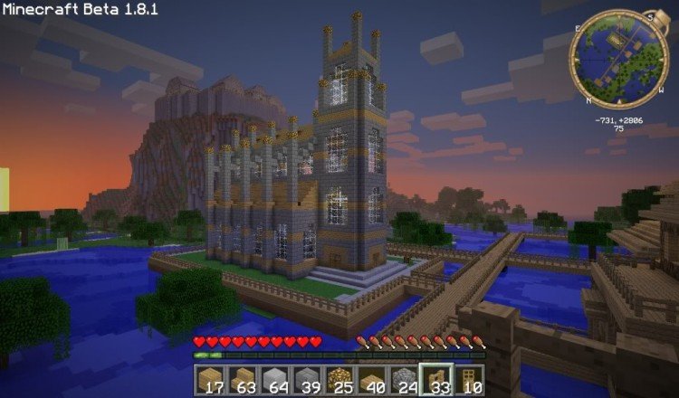 How to build a Minecraft church 21