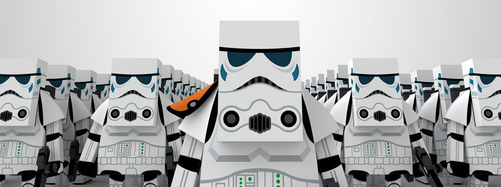 #WANT: Paper Star Wars Figures by Momot