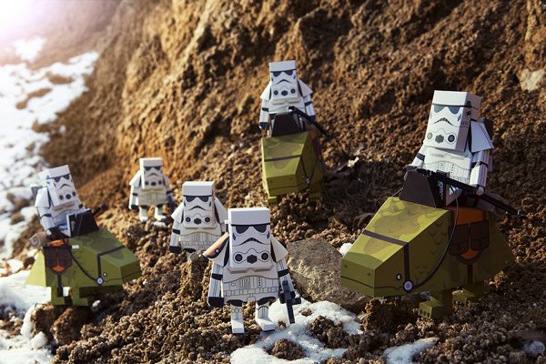 Paper Star Wars Figures by Momot
