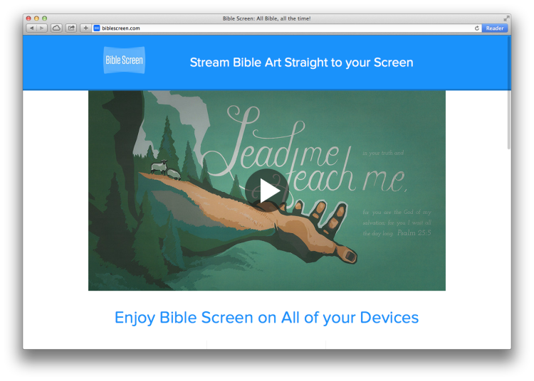 Bible Screen Screenshot